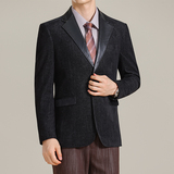 男士韩版修身西服莱赛尔拼皮时尚休闲西装外套DX57-P148，男装西服套装，星座1606-1