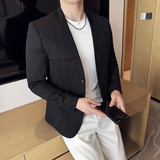 新中式无领西服韩版修身时尚西装外套DX45-P148，男装西服套装，星座1606-1