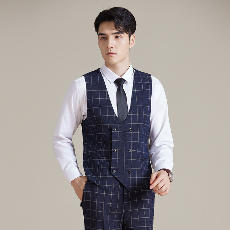 婚礼商务韩版修身西装马甲套MJT2520-P135,男装西服套装,星座1606-1