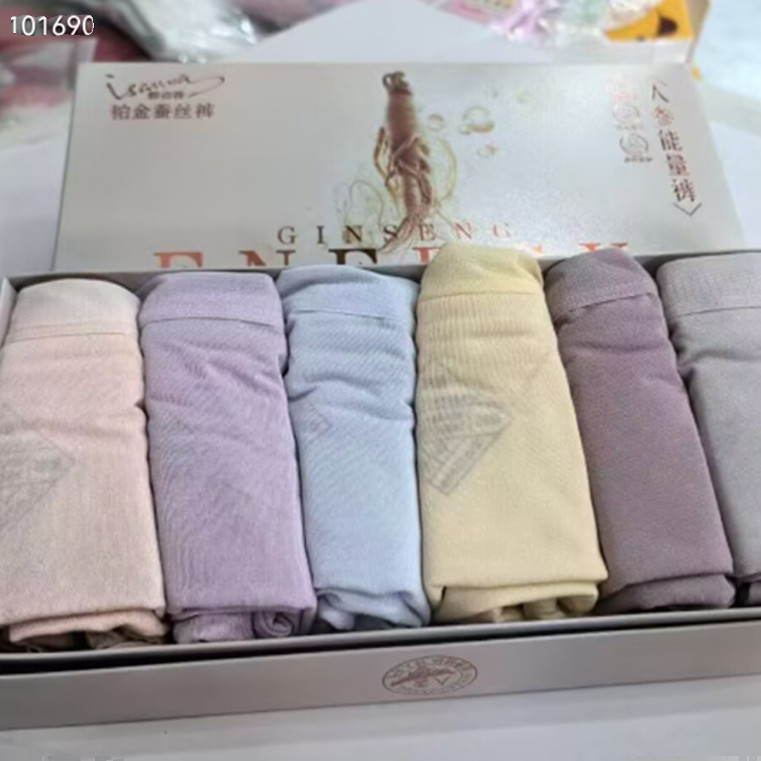 6条装樱姿娜内裤女莫代尔超薄中高腰人参能量裤蚕丝底裆三角裤,女士内衣/男士内衣/家居服,女三角裤,淘宝优惠券,粉丝福利购,淘宝优惠卷