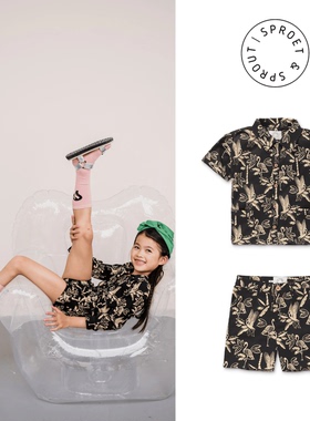 现货 西班牙 sproet sprout 24SS 儿童经典舒适清凉宽松衬衣 短裤