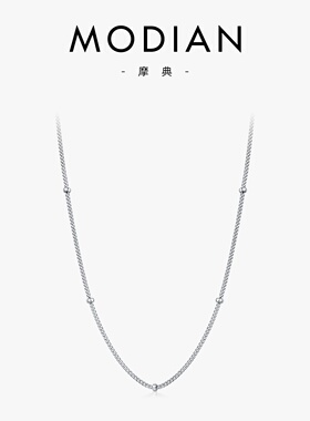 S925纯银简约百搭锁骨链女款