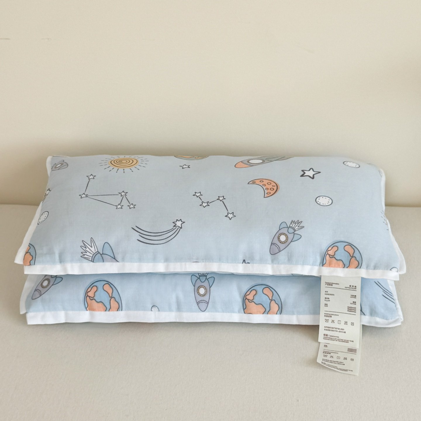 儿童棉花枕小枕头纯棉枕芯A类