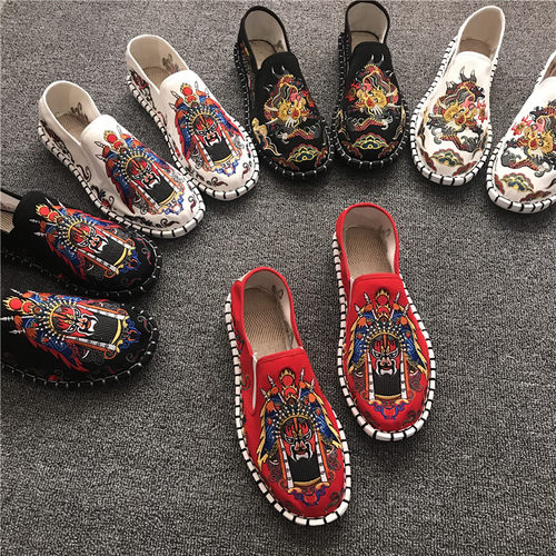 老北京布鞋豪逸俊透气名族风透气