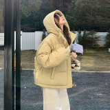 现货2025年冬装新款50绒牛角扣羽绒服外套XW8090P275K418，女装羽绒服，浙宝171