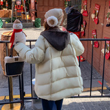 现货2026冬装新款假两件连帽羽绒服外套(50绒)XW3363P305K458，女装羽绒服，浙宝171