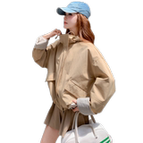 现货2026年春季新款带帽风衣XW739P155K238，女装短外套，浙宝171