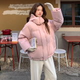 新年战衣粉色羽绒服外套90绒XW8086P295K468，女装羽绒服，浙宝171
