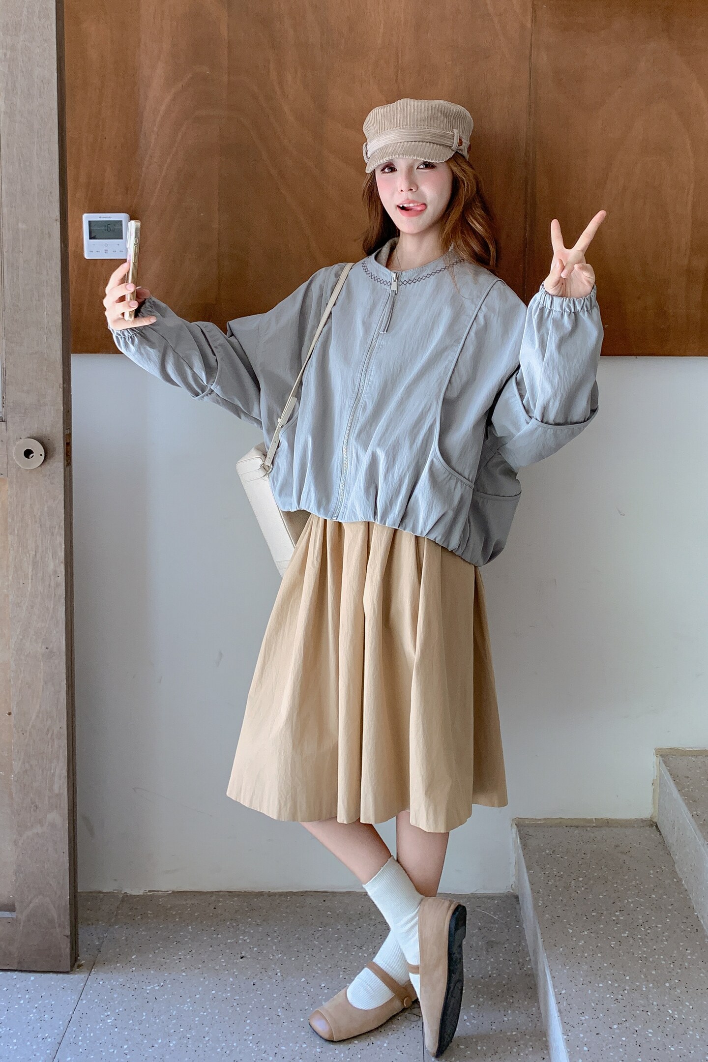 现货2026年春装新款圆领刺绣外套XW740P155K238,女装短外套,浙宝171