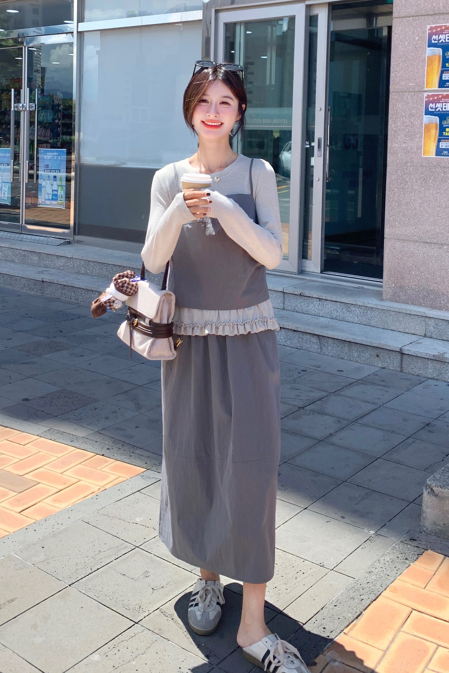 现货2025年秋季新款三件套韩系显瘦套裙XW733P175K268,女装套装/套裙,浙宝171