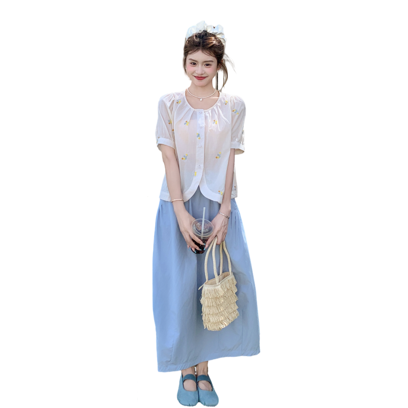 2026年夏新款现货韩系甜美减龄套装XW1078P165K248,女装套装/套裙,浙宝171