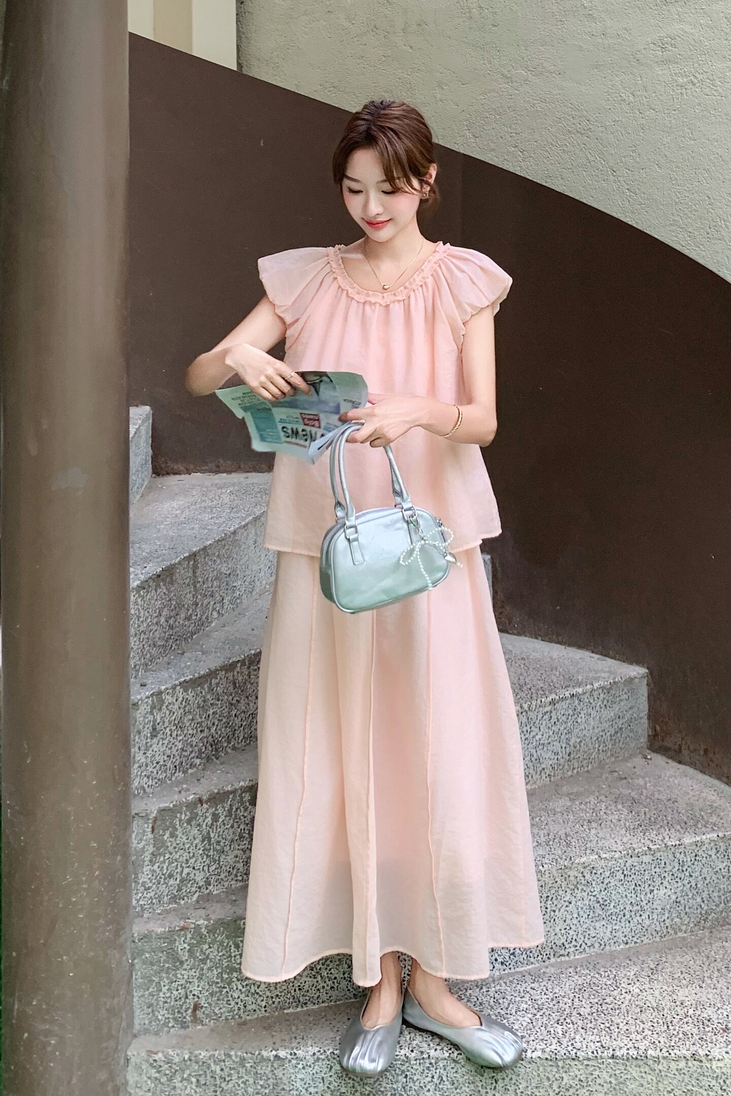 26年夏新款韩洋气时尚套装裙XW1115P175K268,女装套装/套裙,浙宝171