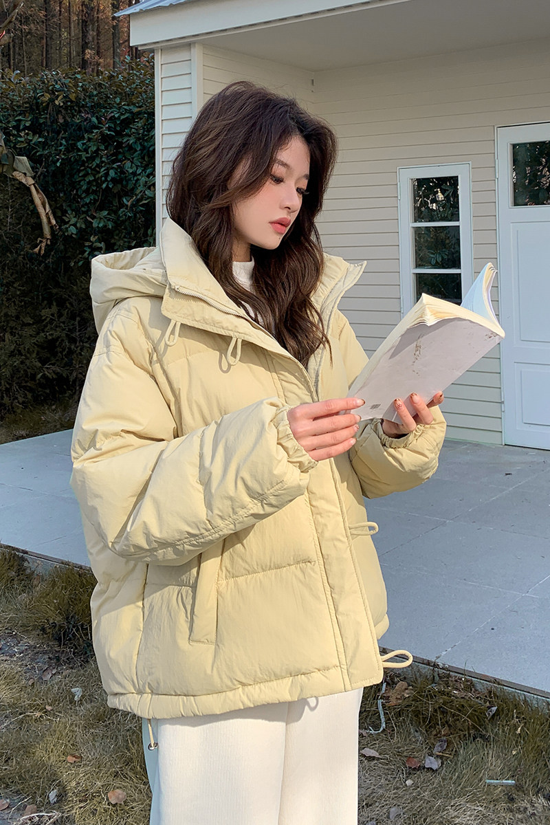 现货2026年冬装新款50绒牛角扣羽绒服外套XW8090P275K418,女装羽绒服,浙宝171