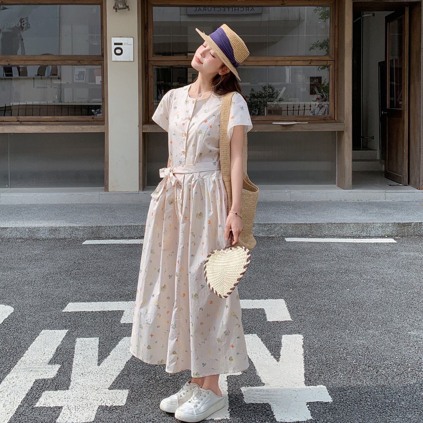 2026年夏新款甜美碎花淑女气质连衣裙XW1103P145K218,女装连衣裙,浙宝171