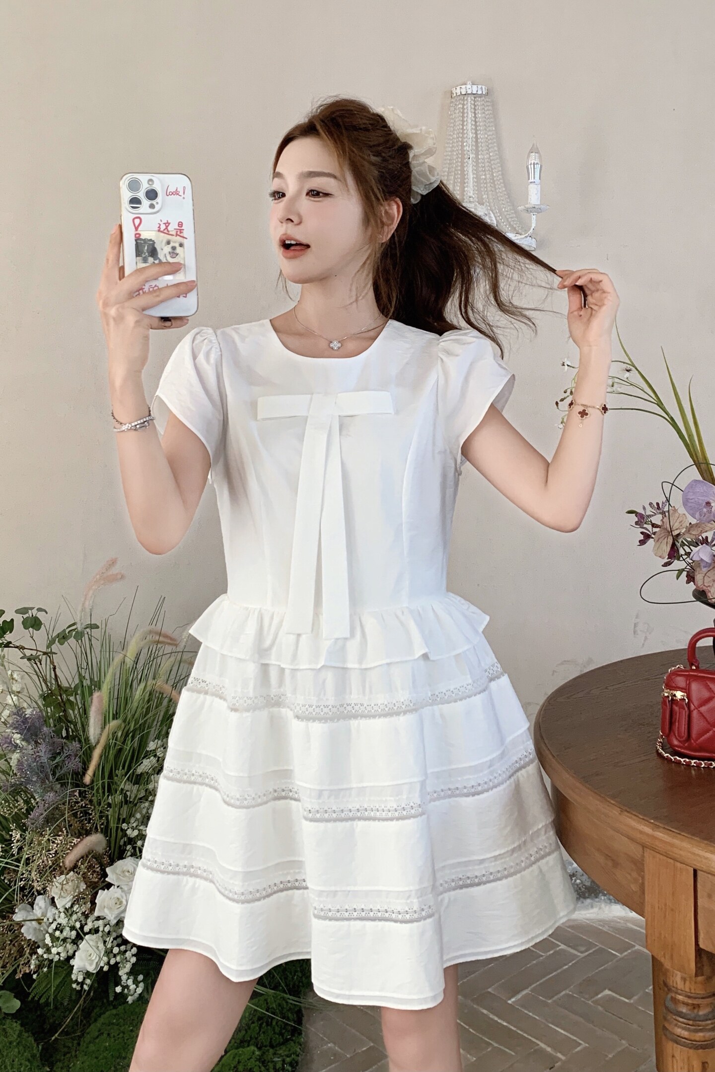 2026年夏新款韩女穿搭甜美可爱百搭连衣裙XW1139P145K218,女装连衣裙,浙宝171