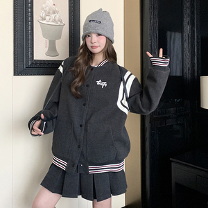 冬装新款时尚羽绒棒球服套装 90绒 XW8082 P345 K518图片