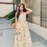 夏新款韩版洋气碎花无袖连衣裙XW1127P135K208，女装连衣裙，浙宝171