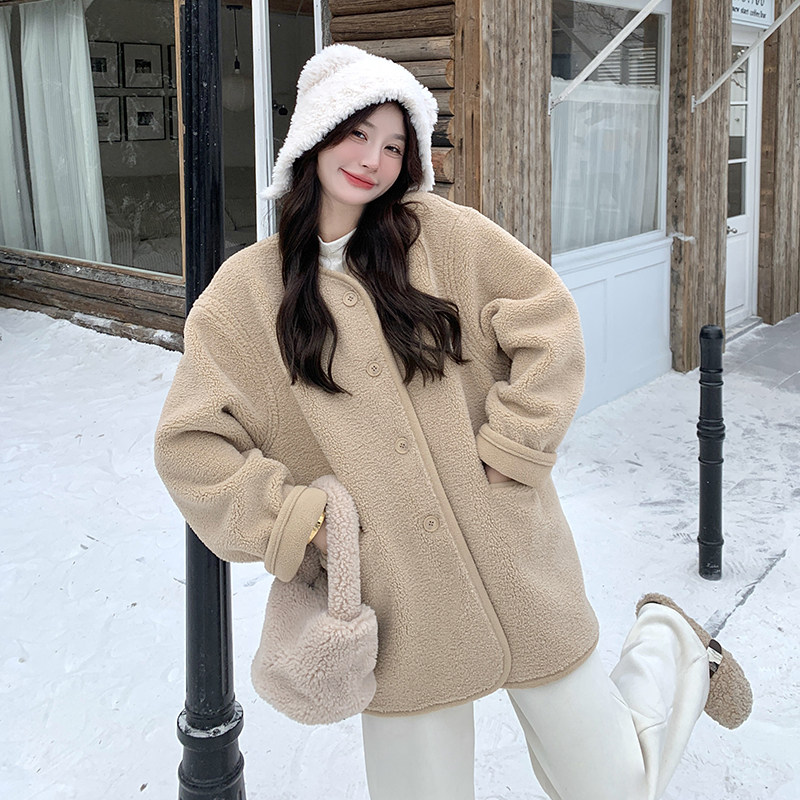 冬装新款加厚羊羔毛外套XW8048P215K328,女装短外套,浙宝171