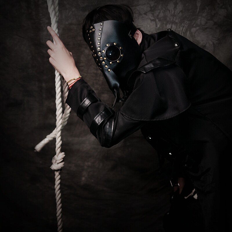 男士章鱼动物全脸cosplay面具蒸汽朋克小红娘脸谱万圣节演唱表1