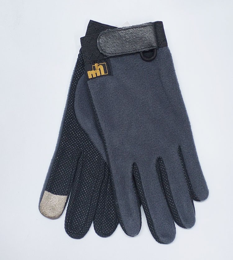 户外mh胶粒防滑抓绒保暖全指触