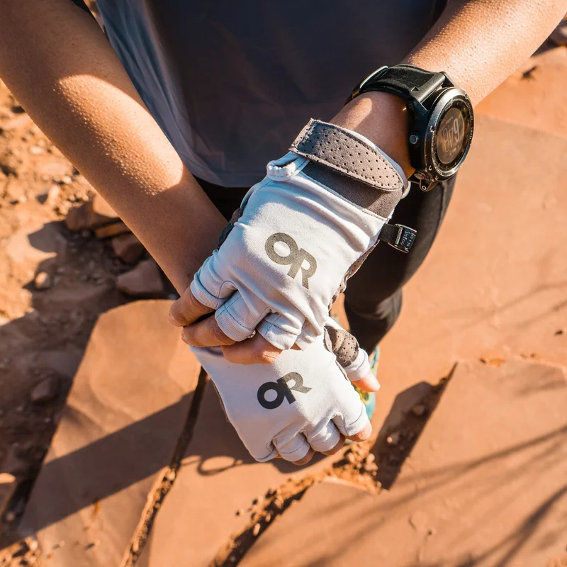 防紫外弹力冰丝防晒手套轻薄