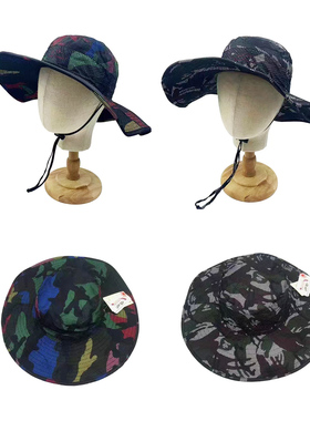 户外hatty哈荻大帽檐折叠轻便软檐丛林帽防晒渔夫透气防紫外男女