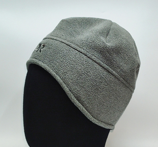 户外out 加厚绒帽防风护耳保暖圆顶速干抓绒滑雪徙步冬季 黑