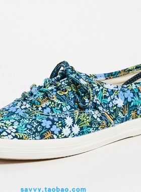 限量版设计2款帆布鞋美国折扣购SeaVees传奇马德拉斯Keds热带花园