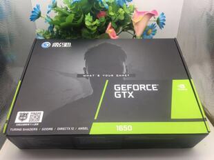 影驰GTX1650大将OC GDDR6 4G游戏显卡视视剪辑图形处理台式机独显