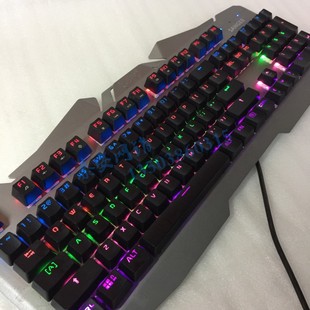 SANGEE三巨SKU835 行刑官热插拔青轴炫光机械键盘USB电竟游戏有