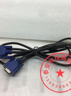 惠普HP 双磁环 15针VGA线1.8M AWM E101344 LL80671 20276 STYLE