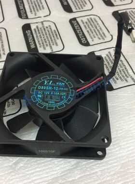 新悦伦YALN D80SH-12 8025 12V 0.18A 8CM 静音机箱电源散热风扇
