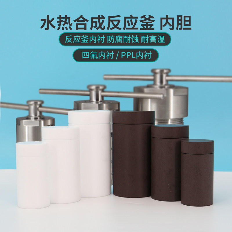 水热合成反应釜 ppl四氟内胆耐高温耐压消解四氟内衬釜压力溶样器