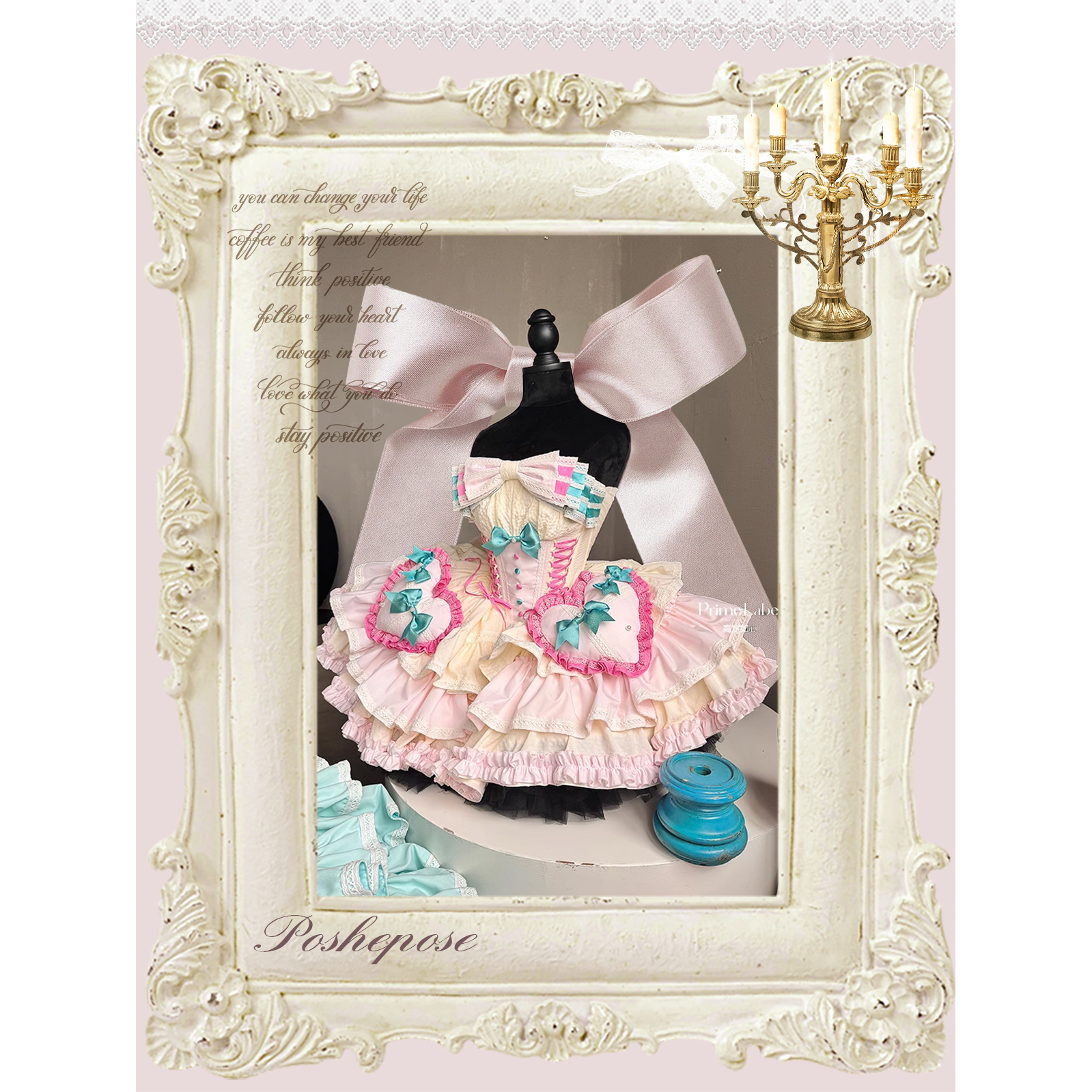 Poshepose高定如心 布达佩斯小蛋糕·少女心 现货