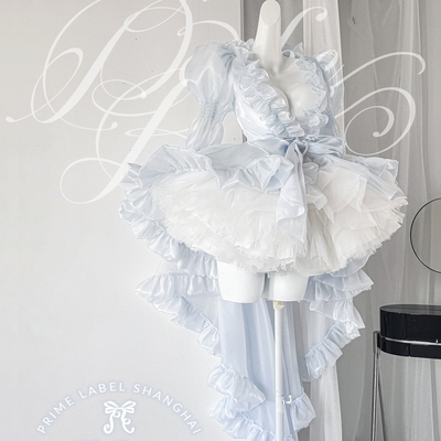 POSHEPOSE初灵高定如心  公主裙搭配 超长外披  氛围感神器