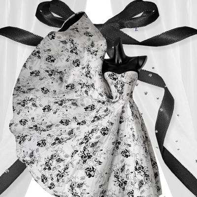 POSHEPOSE高定如心洛可可月桂诗郁金香礼赞.郁金香老花长款