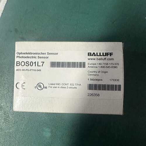 咨询巴鲁夫BALLUFF光电传感器BOS01L7/BOS01LK议价