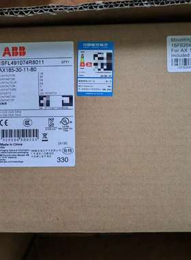 咨询全新ABB交流接触器 AX185-30-11-80 220-议价