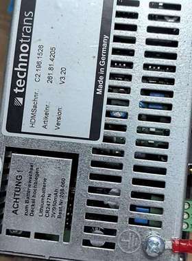 咨询Technotrans控制器，型号C2.196.1526，版议价