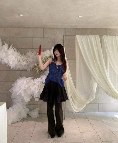 Handwash正品博主设计师品牌出游约会法式复古通勤显高瘦休闲裤