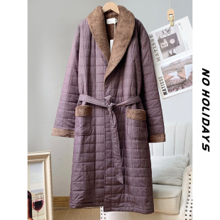 高货！原648~加厚款男士棉衣家居服睡袍！保暖抗寒加绒加棉浴袍冬