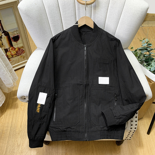 男装 撤柜单 酷帅街头机车风休闲型男飞行员夹克棒球服外套春秋款