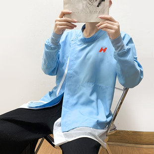 无假期的人】大厂单！大码女装！假两件工作制服工装夹克外套春秋