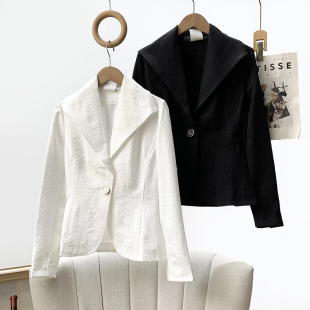 气质通勤OL小西服 砖柜单 休闲修身 长袖 无假期 外套女春秋款 人