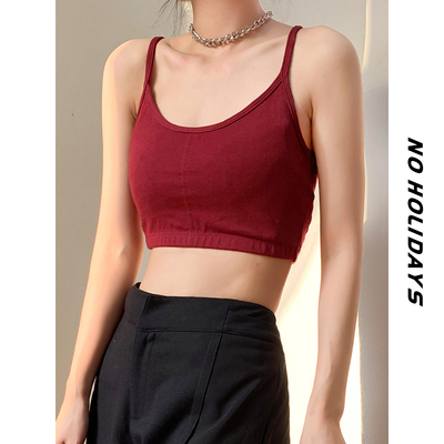 运动休闲风运动瑜伽吊带衫