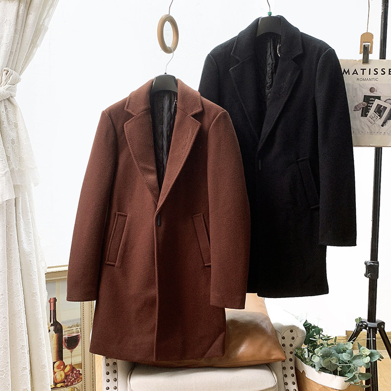 无假期的人】撤柜单！时尚大气复古休闲羊毛呢大衣女中长外套秋冬,女装/女士精品,毛呢外套,淘宝优惠券,粉丝福利购,淘宝优惠卷