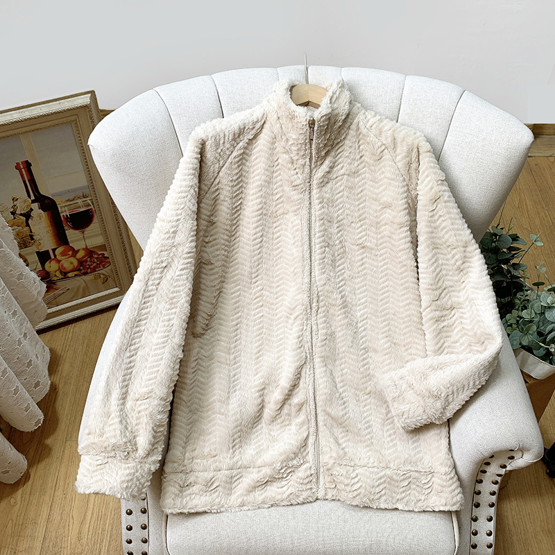 气质休闲卫衣绒衫外套女秋冬