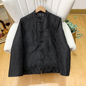 中式 男装 富贵锦缎提花唐装 撤柜单 中国风盘扣外套宴会礼服 春秋