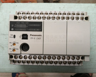 二手松下plc可编程控制器FP AFPX 95新实拍 C40T 原装