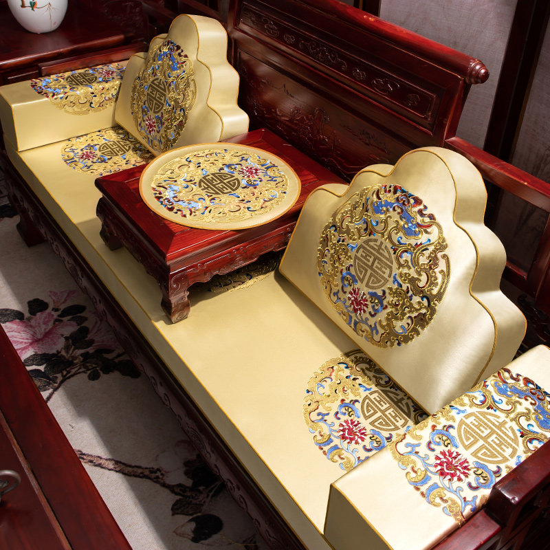 中式红木沙发坐垫新中式沙发垫罗汉床垫子中国风实木家具座垫防滑,居家布艺,沙发垫,淘宝优惠券,粉丝福利购,淘宝优惠卷
